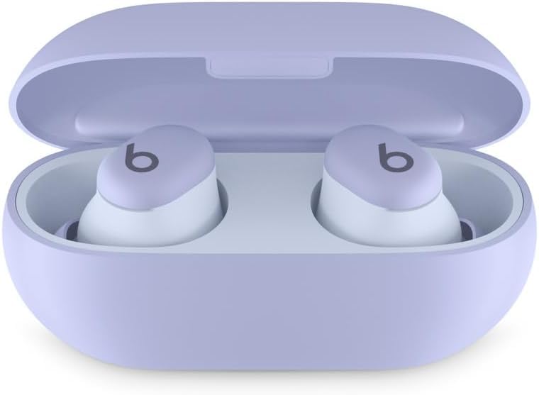Beats Solo Buds - Wireless Bluetooth Earbuds | 18 Hours Battery Life | Arctic Purple - Premium Renewed Edition - For Mus