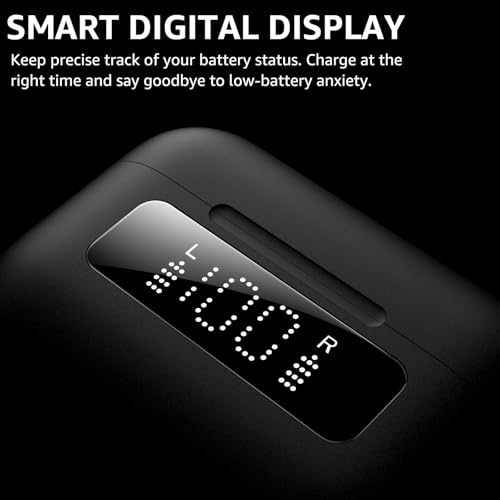 TOZO Hybrid Active Noise Cancelling Wireless Earbuds with Bluetooth 5.3 for Active Listeners
| TOZO AI Clear Call Ear B