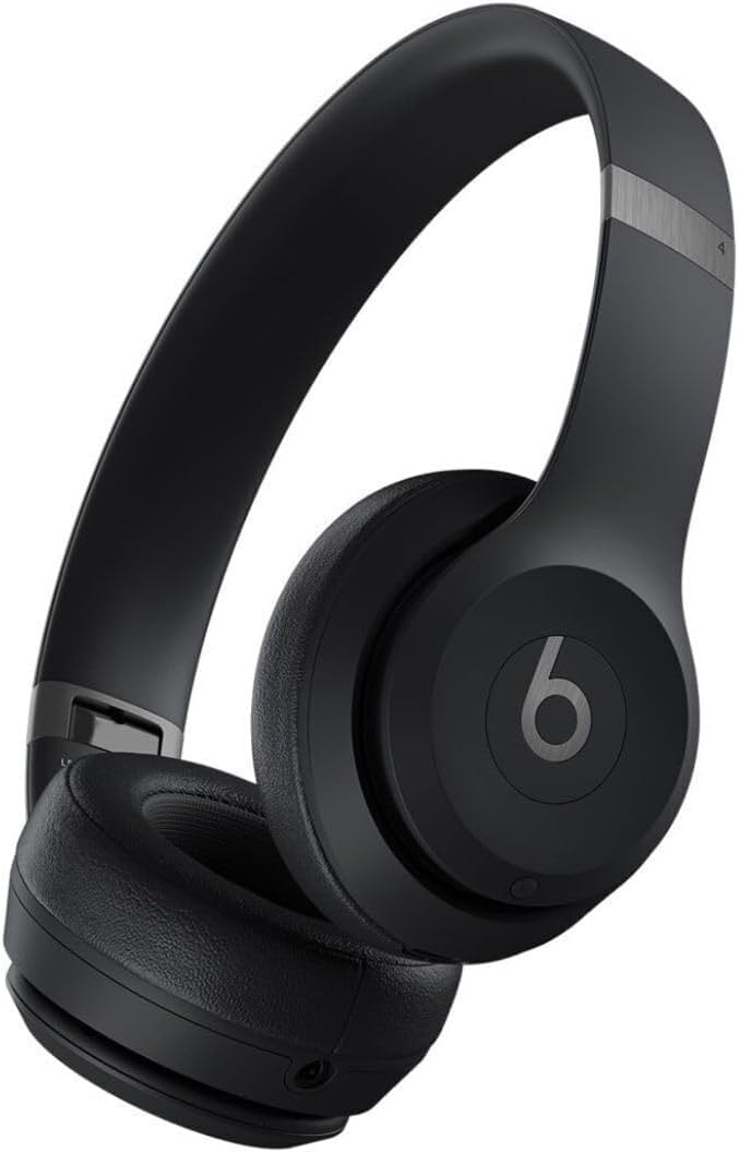 Beats Solo 4 Renewed Premium - Wireless Bluetooth On-Ear Headphones, Apple & Android Compatible, Up to 50 Hours of Batte