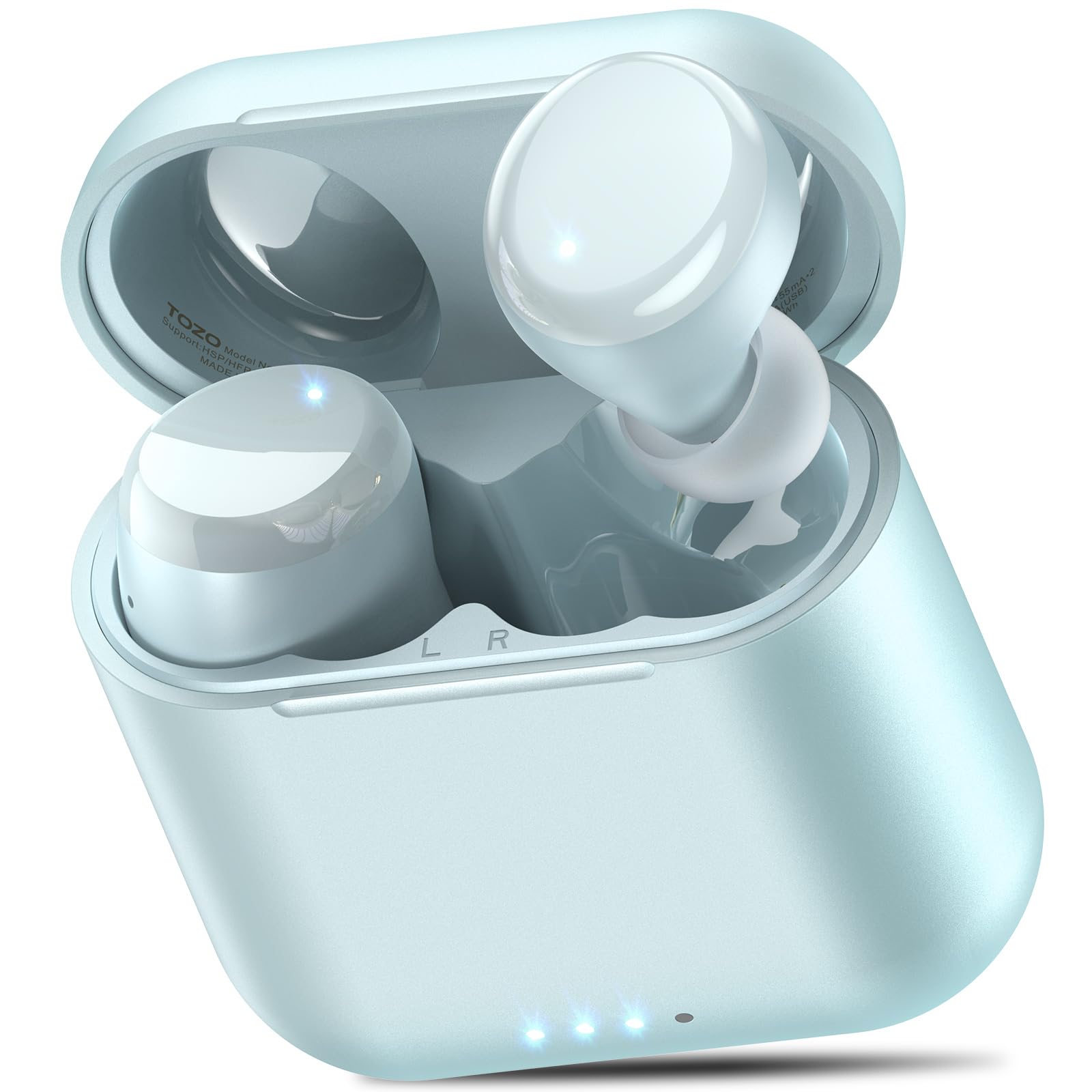 TOZO T6 True Wireless Earbuds Global Recycled Standard 50H Long Playtime Bluetooth 5.3 Headphones Global Recycled Standa